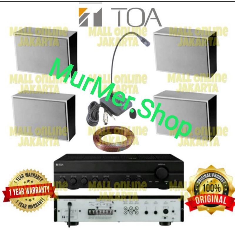 Paket Sound System Indoor dalam ruangan Toa Original Indoor
