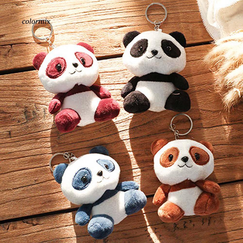 Gantungan Kunci Boneka Kartun Panda Lucu Bahan Plush Shopee