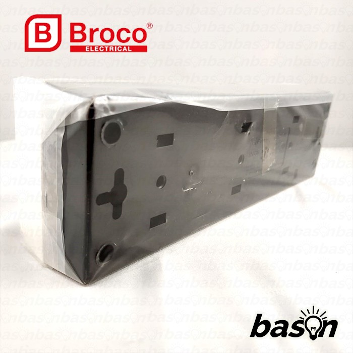 BROCO 15330 Stop Kontak Outbow 3 Lubang - 16A 250V dengan Child Protection