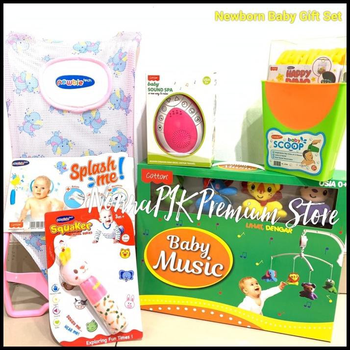 

Paket Hadiah Gift Hampers Newborn Baby - Isi 6 By Newbie Tech