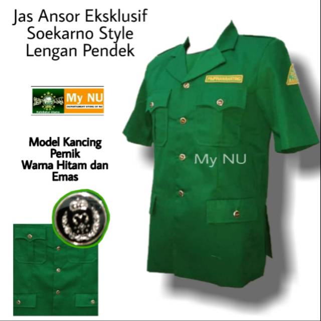 Jual Jas Ansor Model Soekarno Indonesia|Shopee Indonesia