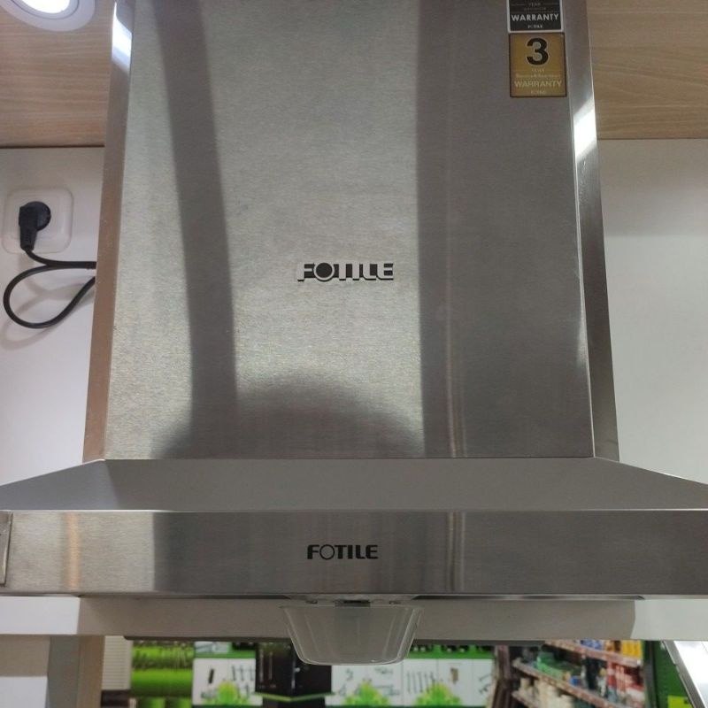 Fotile CHS6002-R Cerobong Penghisap Asap Dapur Stainless Steel 595x350mm