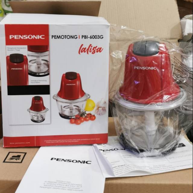 Pensonic Meat Chopper PBI 6003G Bisa untuk Daging dan Bumbu