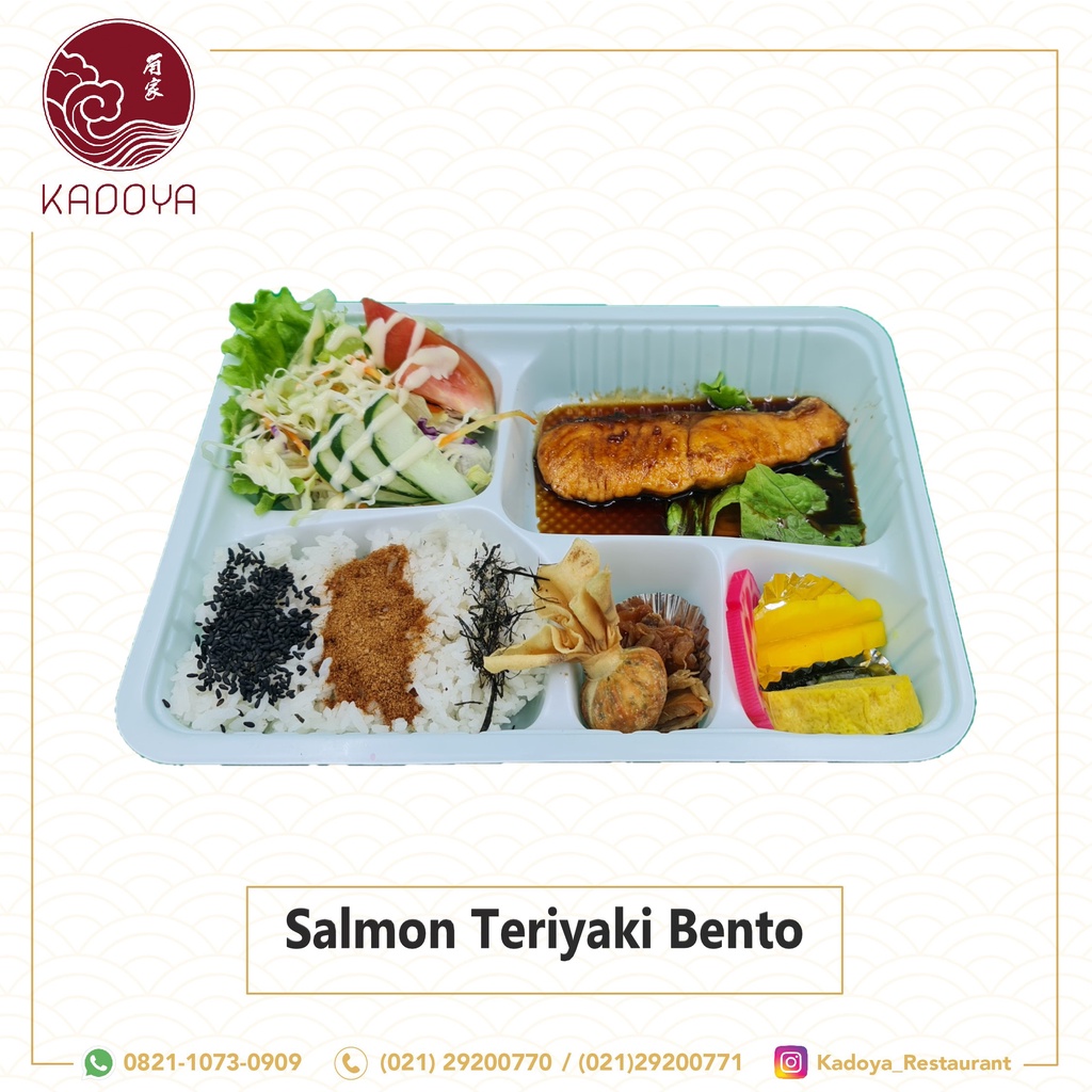 

Kadoya Salmon Teriyaki Bento