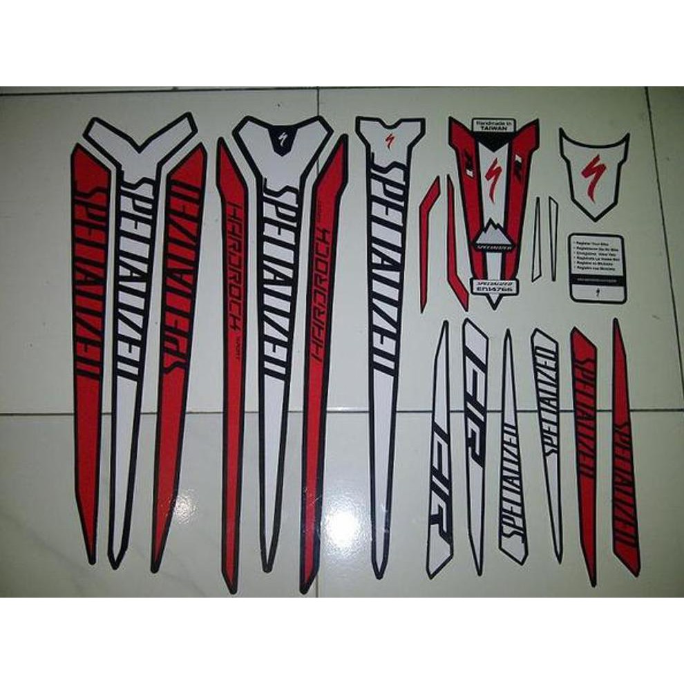 Stiker Frame Specialized Hardrock (frame Hitam)