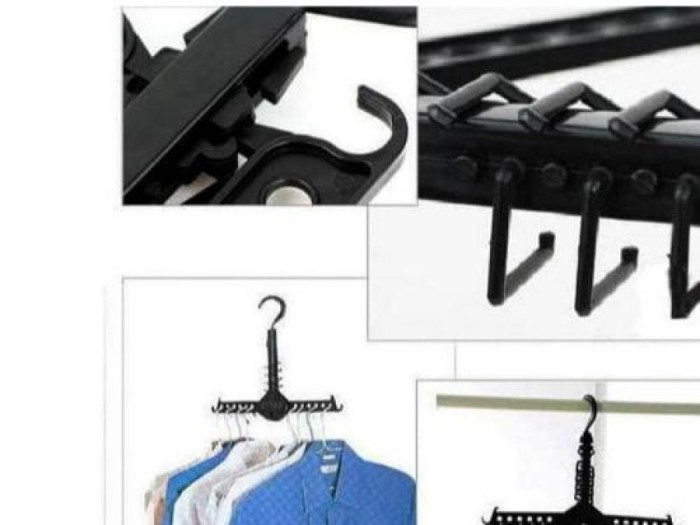 Magic hanger gantungan baju pakaian portable praktis murah