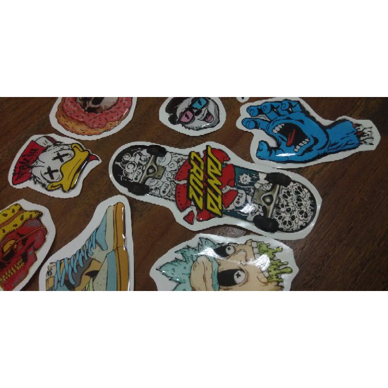 

sticker timbul resin custom logo atau nama