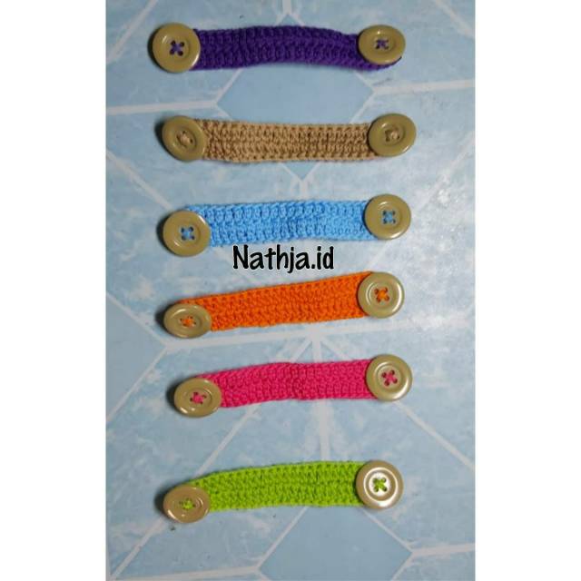 Pengait / Penghubung masker Rajutan