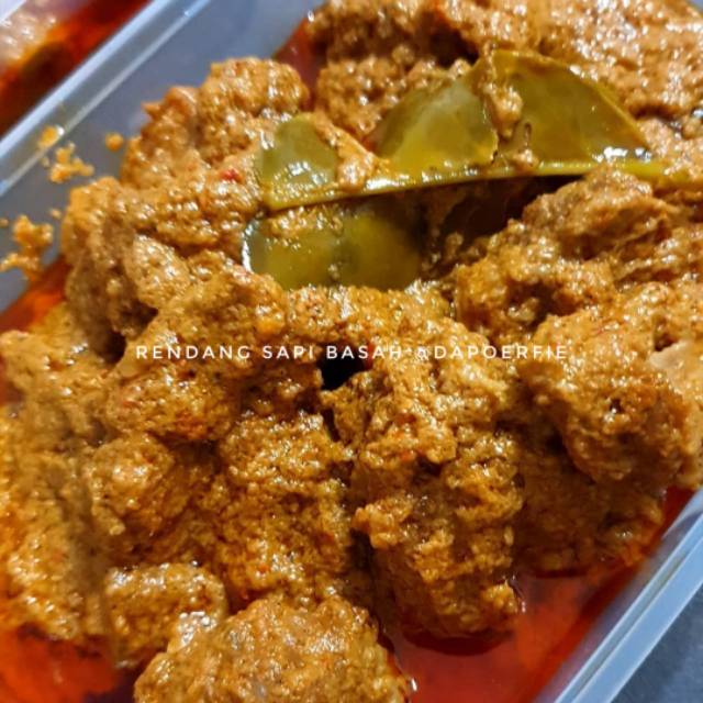 

Rendang sapi basah