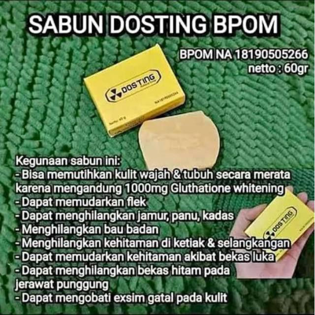 cod VIRAL termurah [ BPOM ] SABUN DOSTING PEMUTIH ORIGINAL BPOM - DOSTING NATURAL SOAP