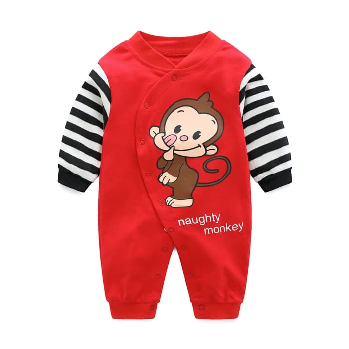 Newborn baby jumper baby romper one month baju merah bayi newborn