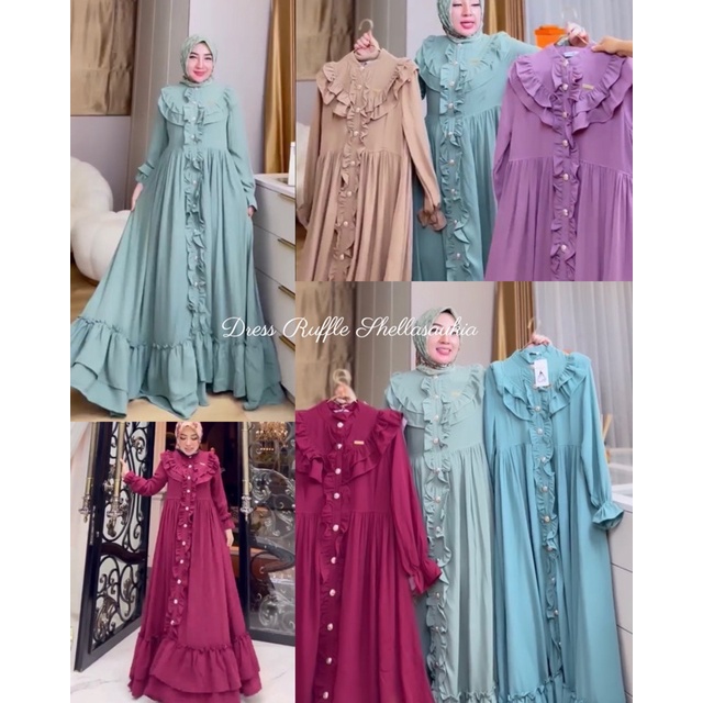 GAMIS DRESS HERLIN SHELLASAUKIA