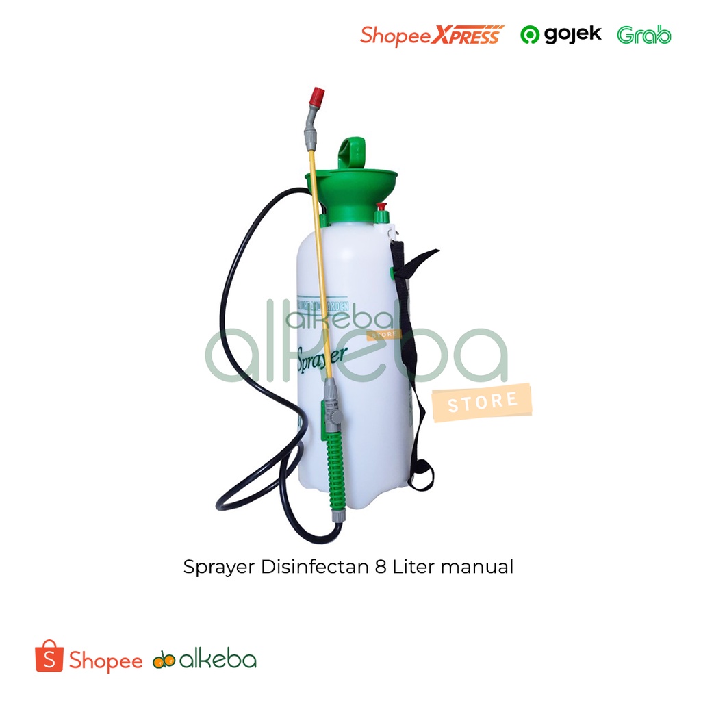 Sprayer Disinfectan 8 Liter / Botol Semprot Besar pompa manual