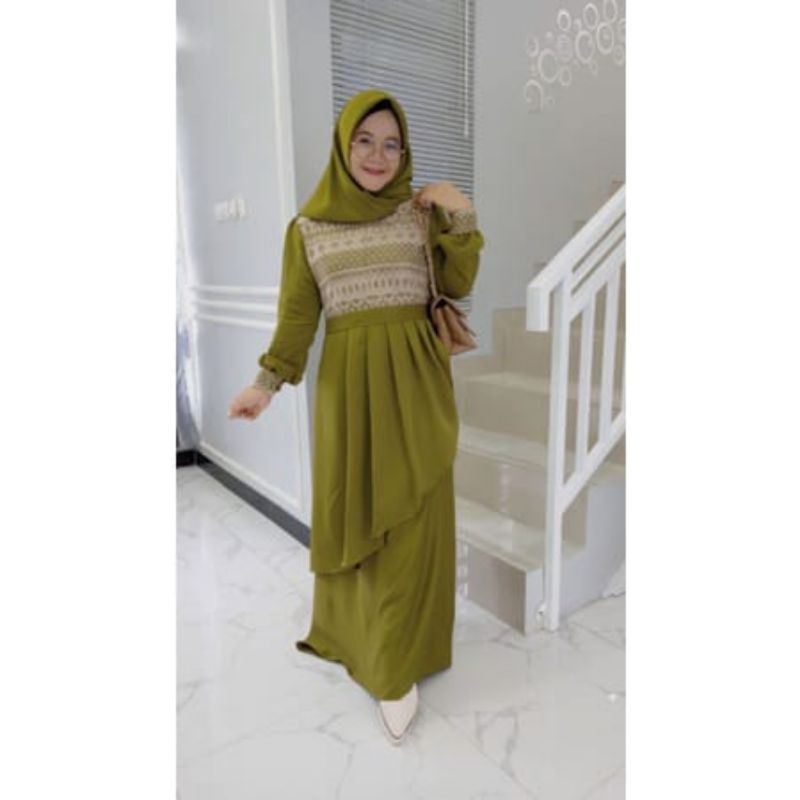 gamis motif terbaru