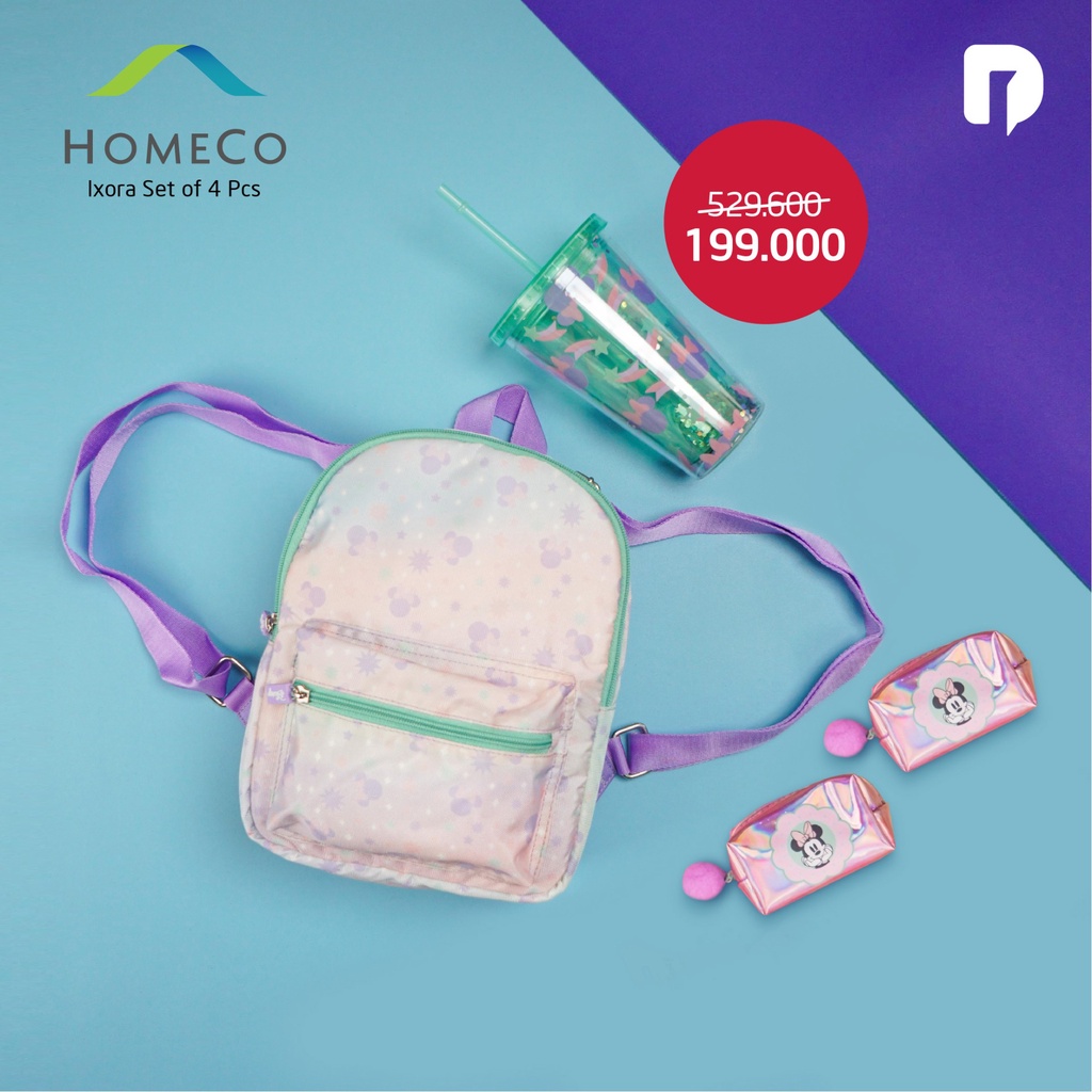 

Homeco Ixora Set 4 pcs Tas sekolah anak