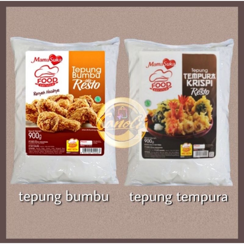 mamasuka tepung bumbu krispi ala resto / tepung tempura / 900gr