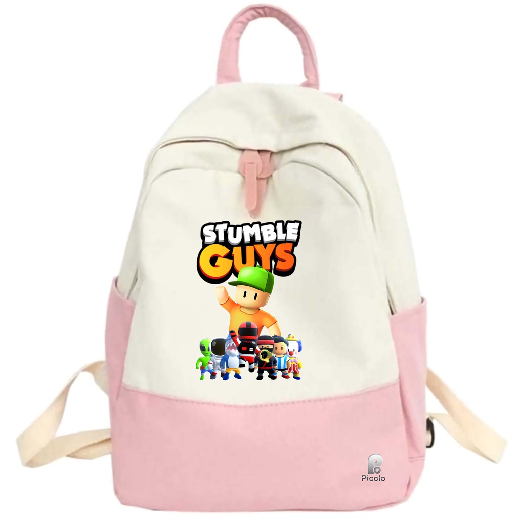 Tas Sekolah Anak SD Backpack Karakter Skin Stumble Guys