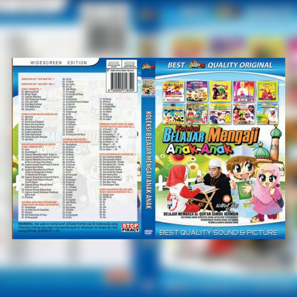 KASET EDUKASI LAGU ANAK "BELAJAR MENGAJI ANAK & ANAK"