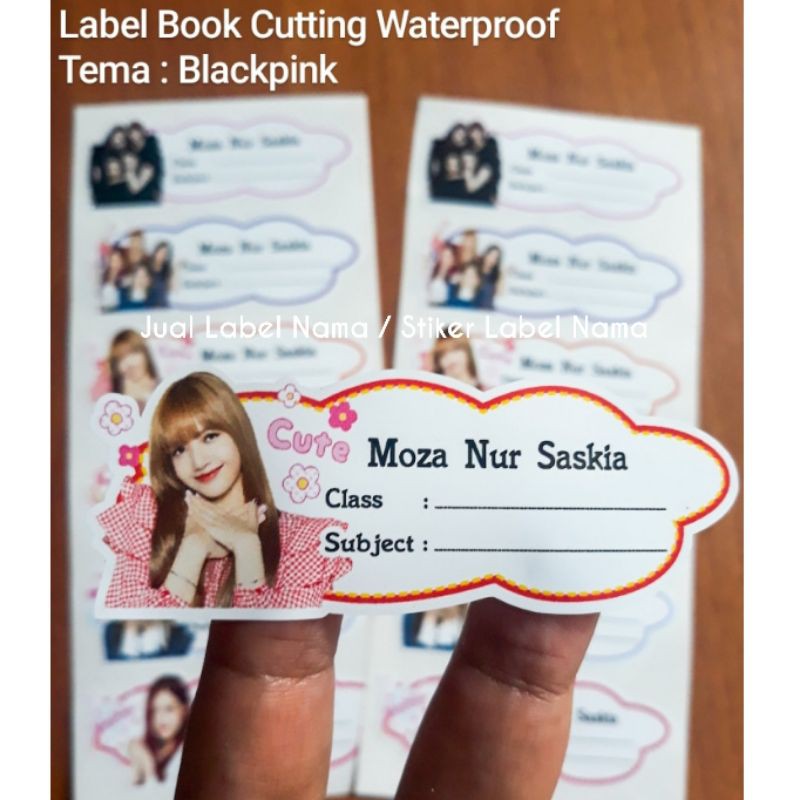 

BLACKPINK ~ LABEL BOOK CUTTING WATERPROOF / STIKER BUKU PELAJARAN / LABEL BUKU / LABEL TAHAN AIR