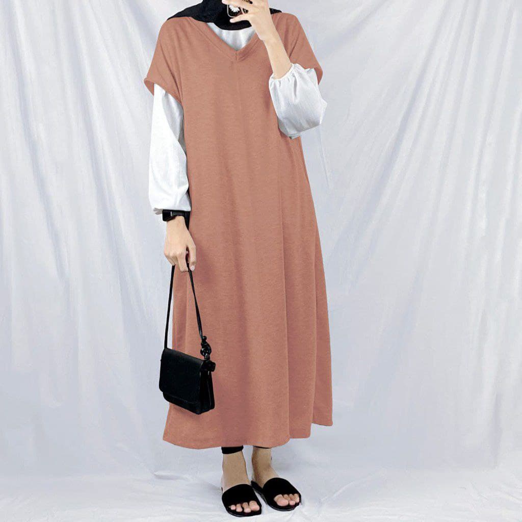 JNY.Co Dress SHAFIRA Jumbo LD-120cm PB-120cm BabyTerry (Tanpa Dalaman)