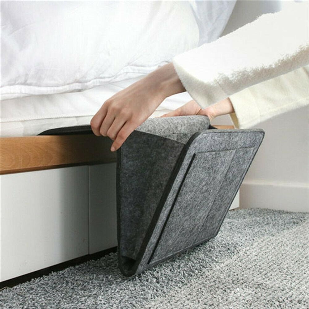 LENZERO Tas Bedside Organizer Tempat Tidur - NL-A-050 - 7ROR09BK