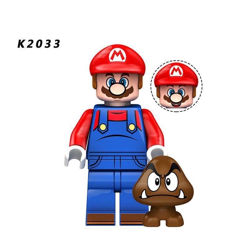 Strap Mask / Tali Masker LEGO dg Minifigure Unik Mario Bros