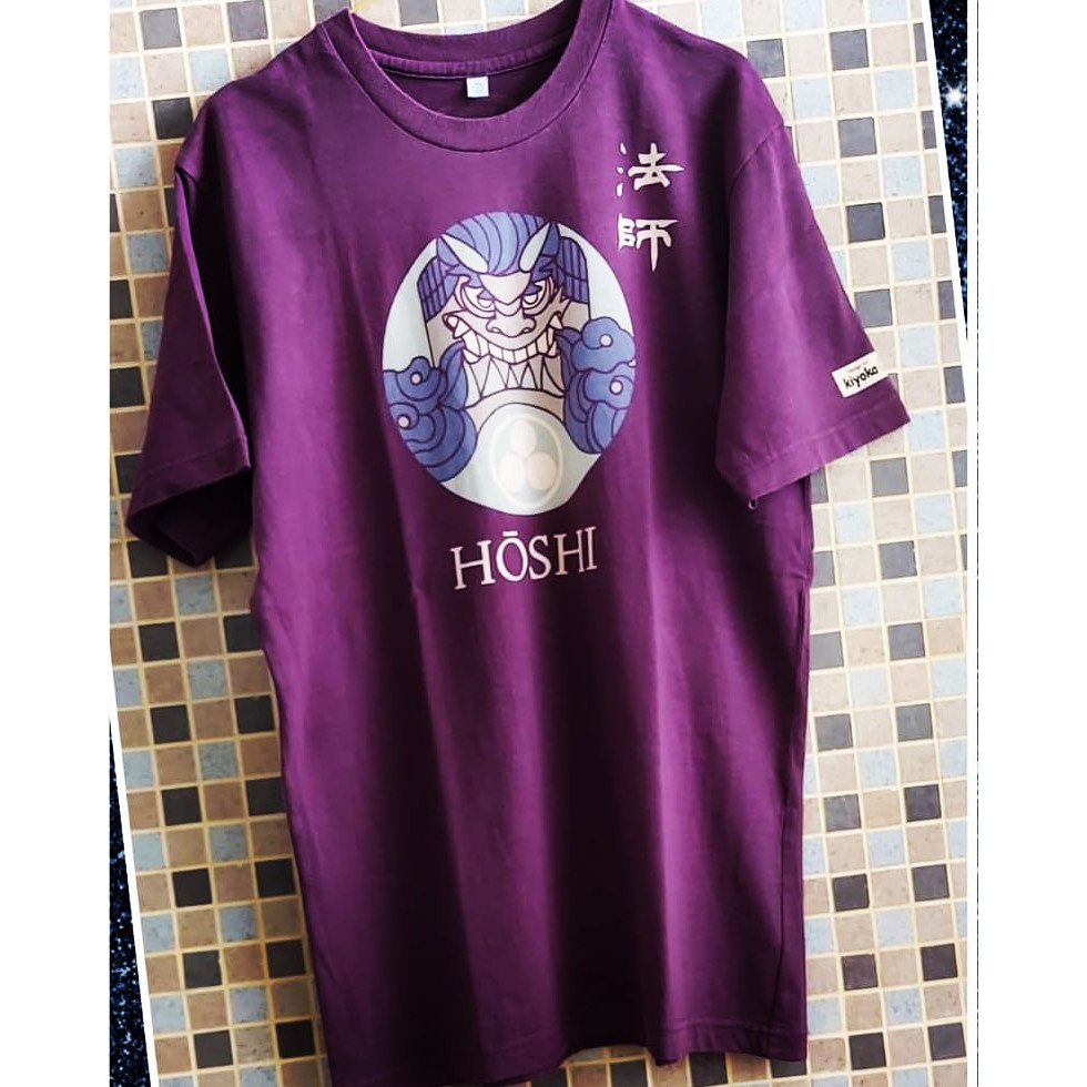  Kaos  T Shirt Thrift  Preloved Ex Jepang Murah Ungu Hoshi 