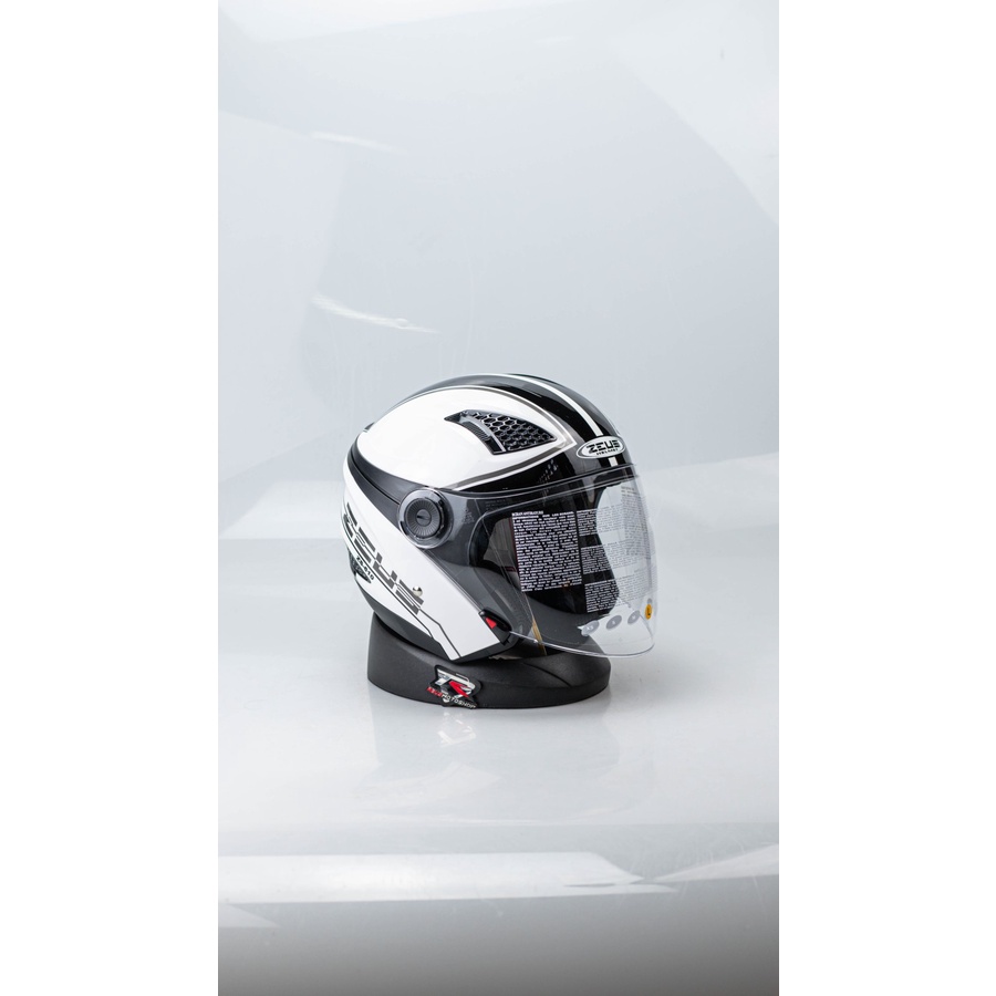 Zeus 610 WHITE 0017 BLK Halfface