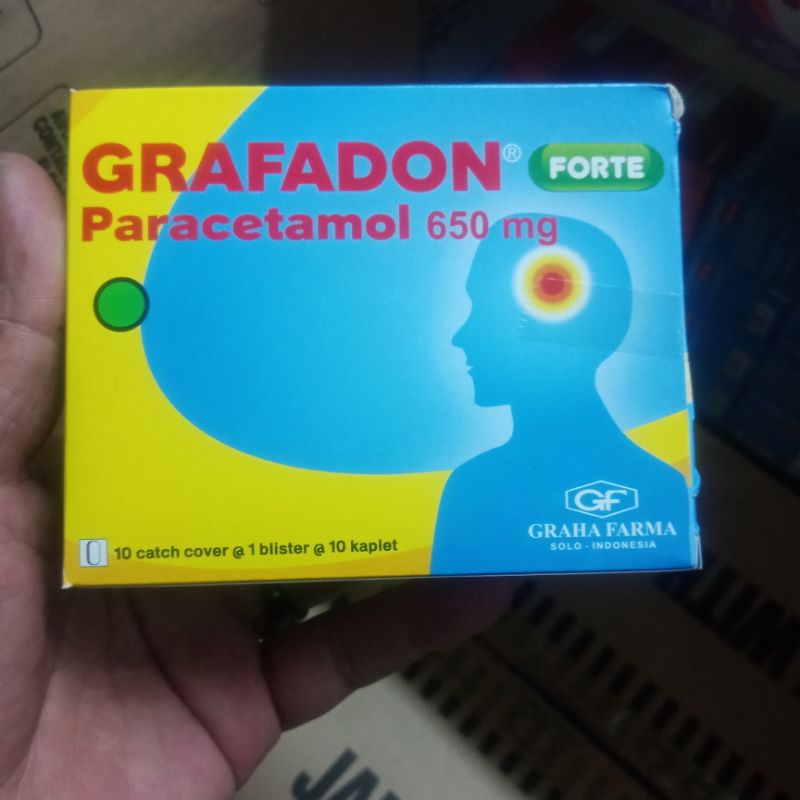 GRAFADON Forte Paracetamol 650mg 100kaplet RB7