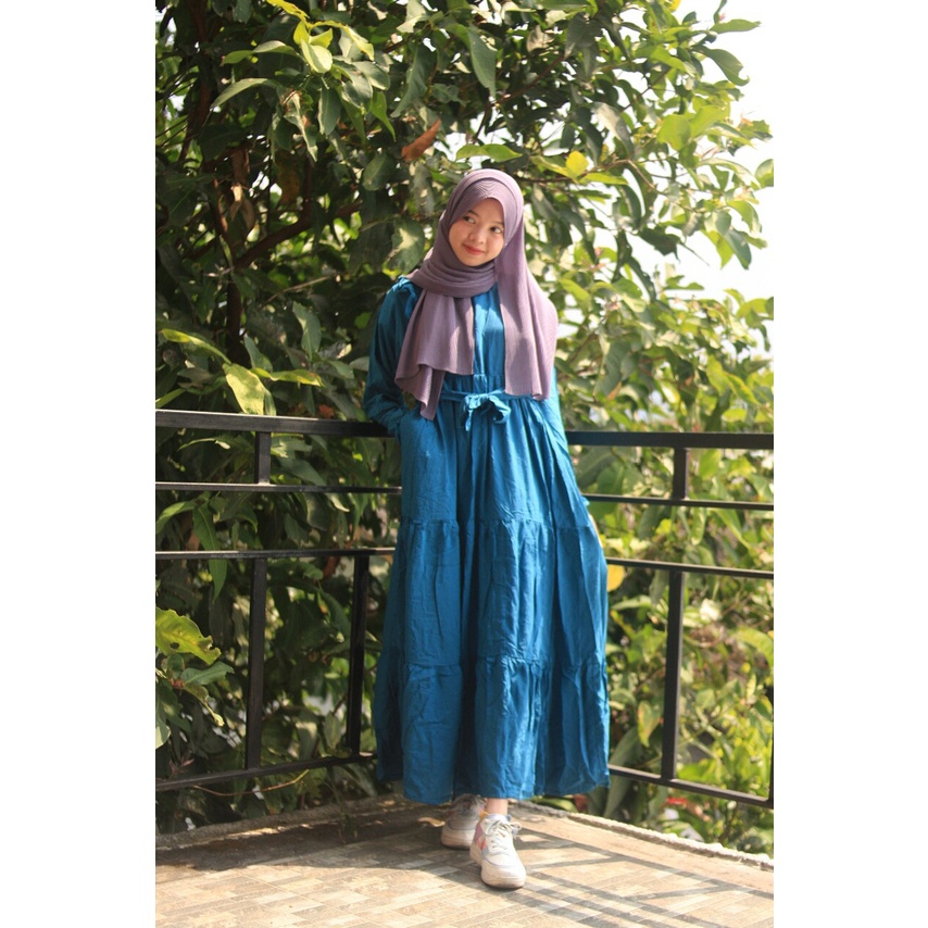 GAMIS/KOREAN STYLE/BAJU KOREA/GAMIS KOREA/GAMIS REMPEL/GAMIS POLOS PREMIUM/GAMIS BERTALI/FASHION MUS