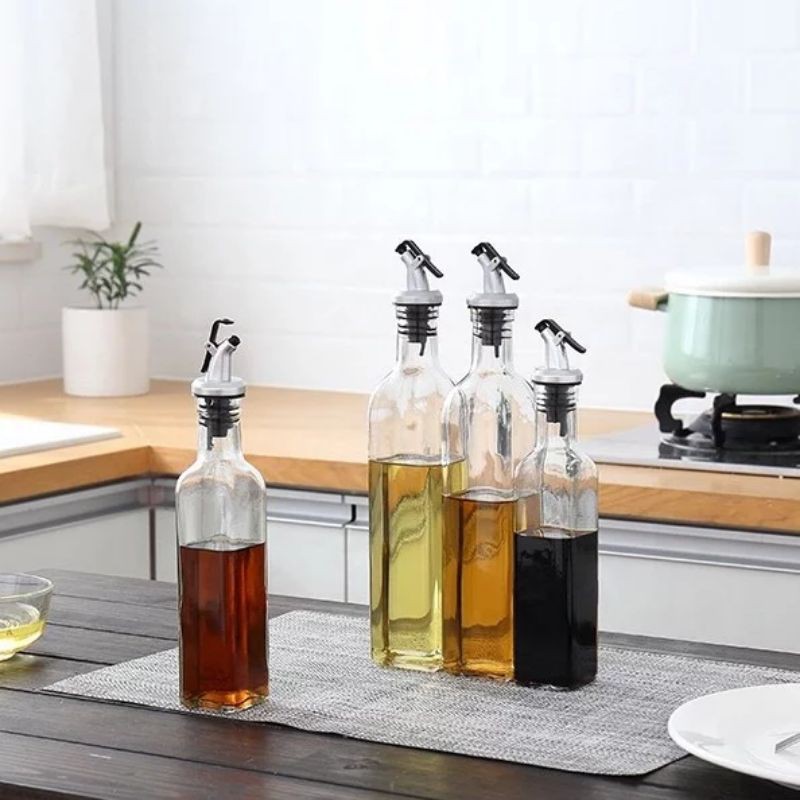 botol bartender / botol serbaguna / botol kaca minyak goreng / botol kecap cuka saus