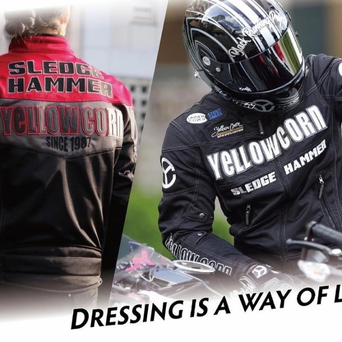 MOTOR-JAKET- YELLOW CORN JACKET YB 1114 -JAKET-MOTOR.