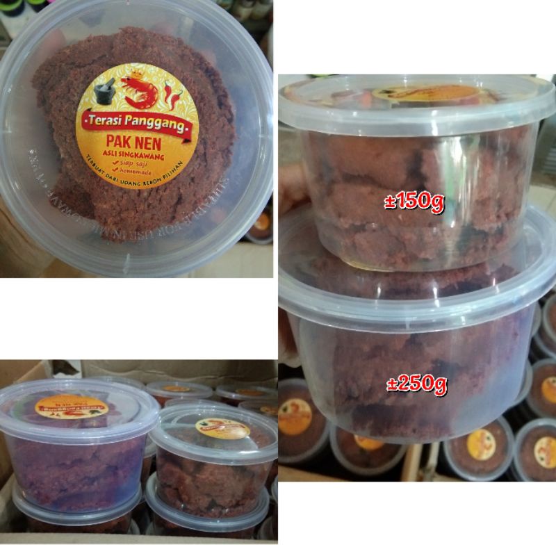 

Terasi Panggang Asli Singkawang / Terasi Siap Saji / Terasi Bakar / Terasi Kalimantan Barat / Terasi Udang Rebon / Belacan