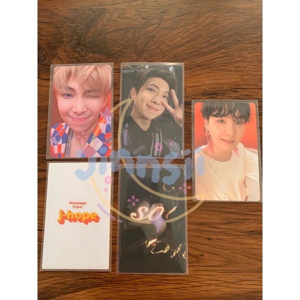 BTS Photocard RM J-Hope Suga Butter MCB Holo Answer