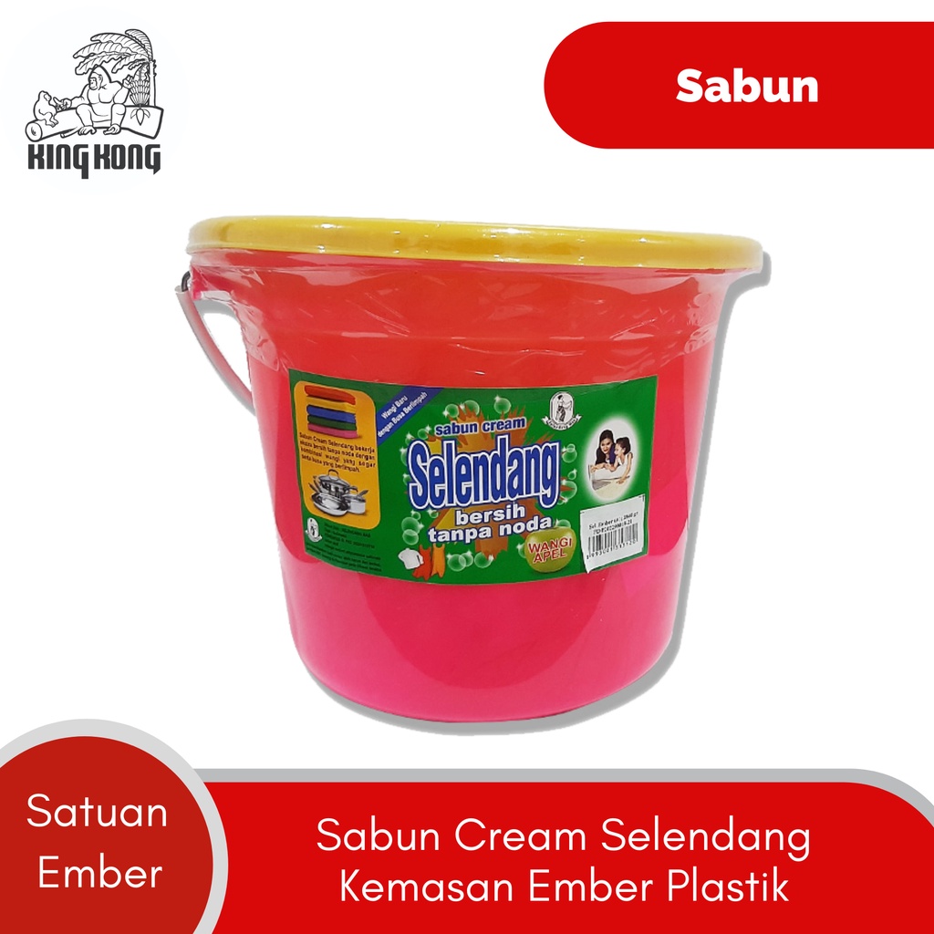 Sabun Cream Selendang Kemasan Ember Plastik - Sabun Colek