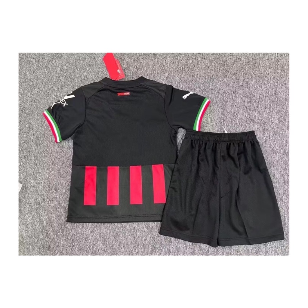 Kaos sepak bola anak jersey football klub baju setelan seragam olahraga futsal pakaian milan polos