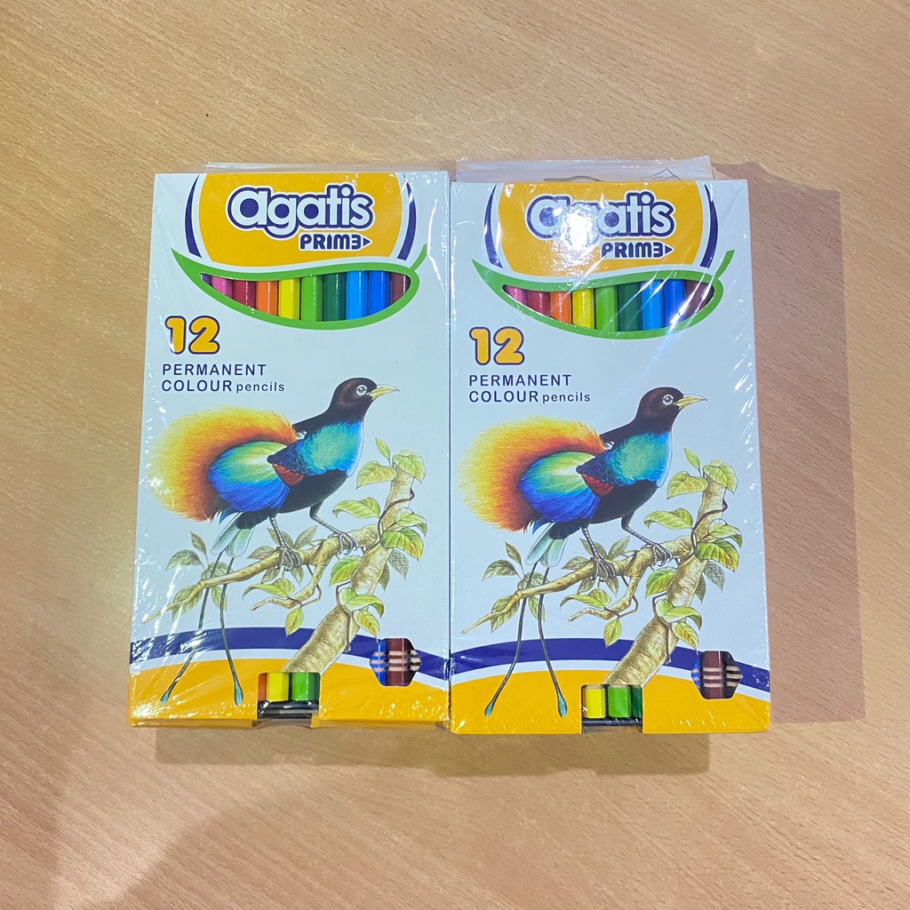 

Pensil Warna Panjang Agatis 12 Warna Permanent / prime
