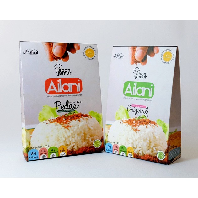 

AILANI Abon Jamur 80gr SEHAT & ALAMI