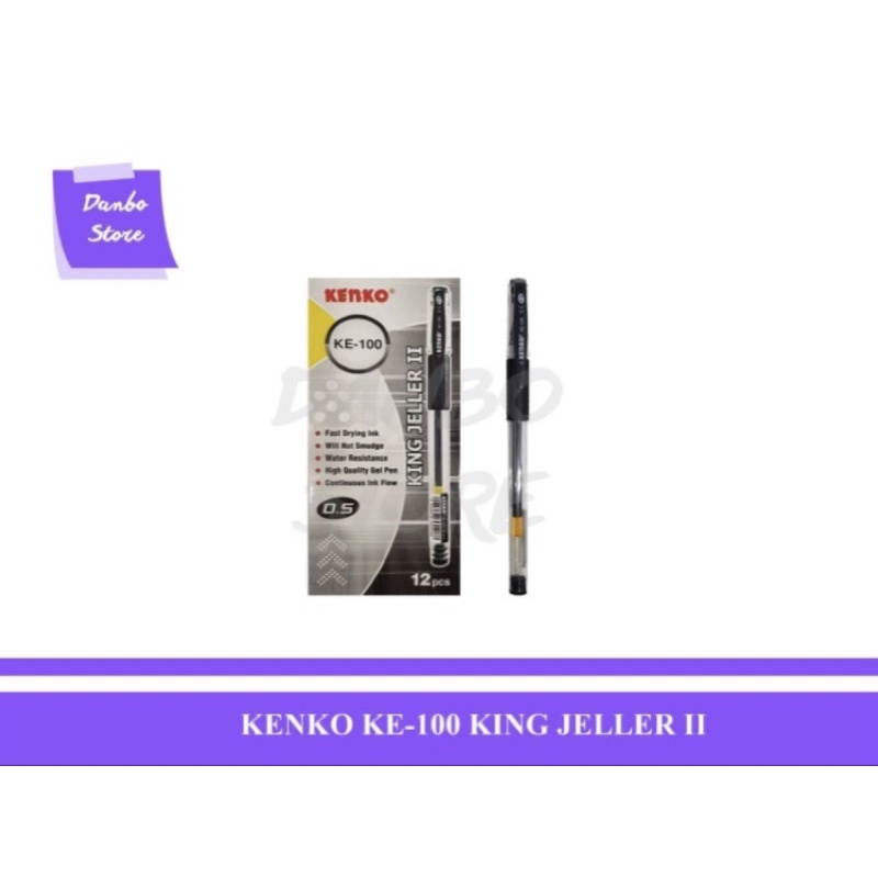 

PULPEN KENKO KE-100 KING JELLER HITAM (PER PCS)