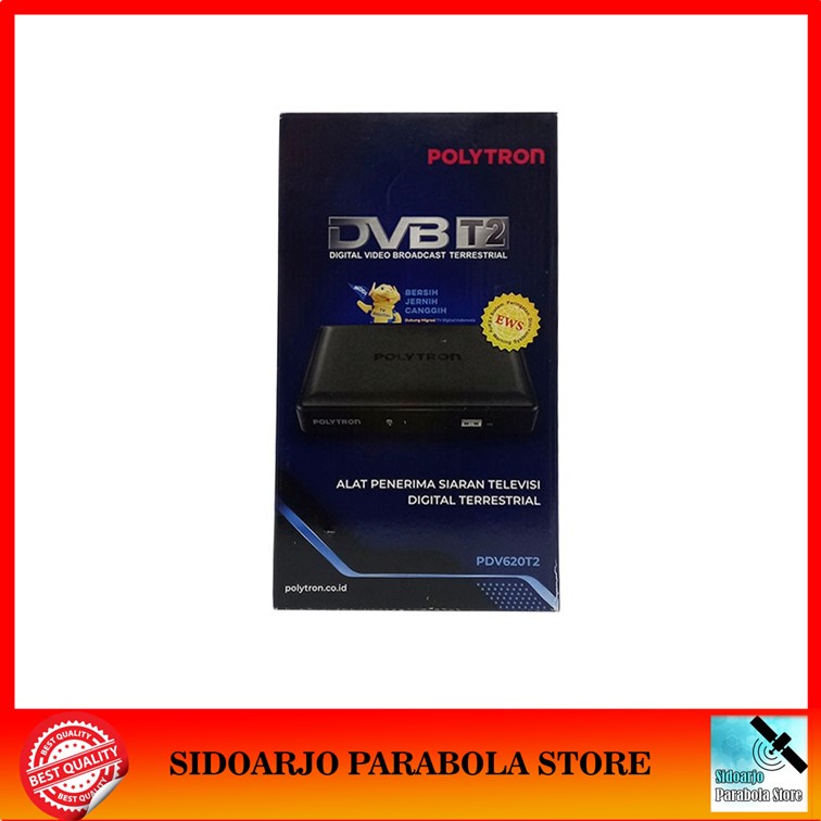 Set Top Box STB TV Digital DVBT2 Polytron PDV-620T2 DVB-T2 UHF SNI