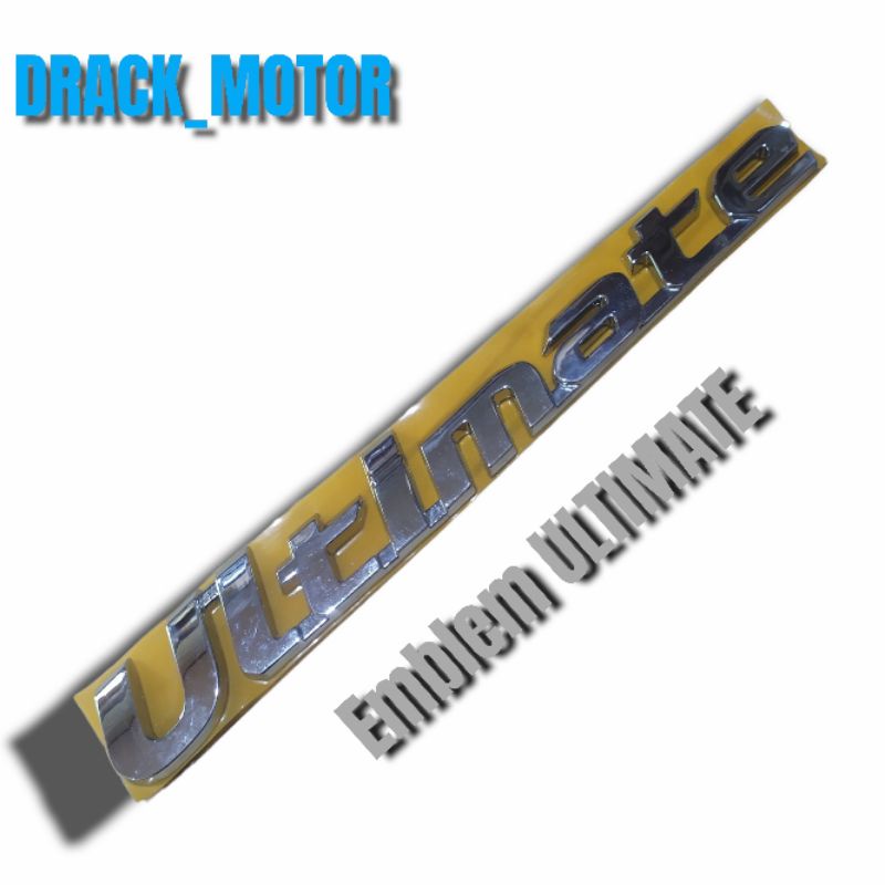 EMBLEM ULTIMATE// EMBLEM TULISAN ULTIMATE ORIGINAL