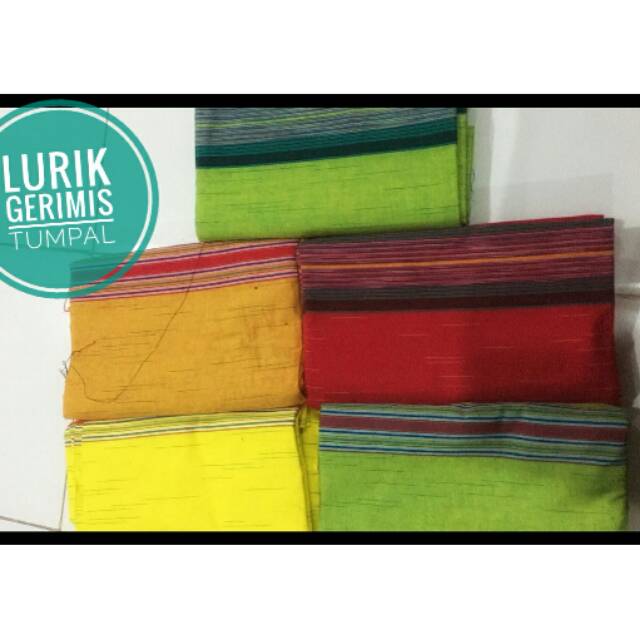 Lurik gerimis tumpal