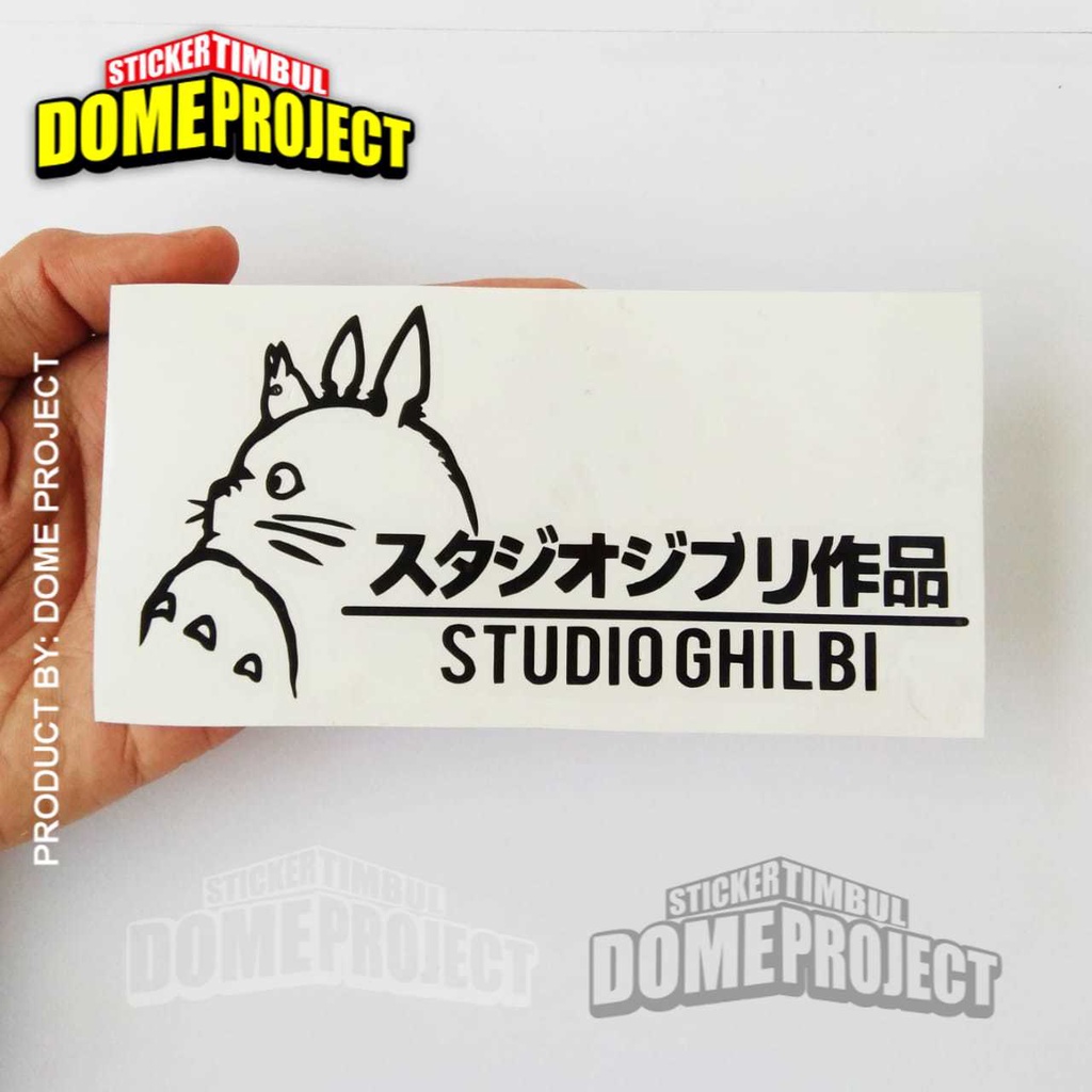 STIKER MOTOR CUTTING STUDIO GHIBLI DECAL HELM MOTOR KACA MOBIL LOGO ANIME STICKER AESTHETIC KEREN