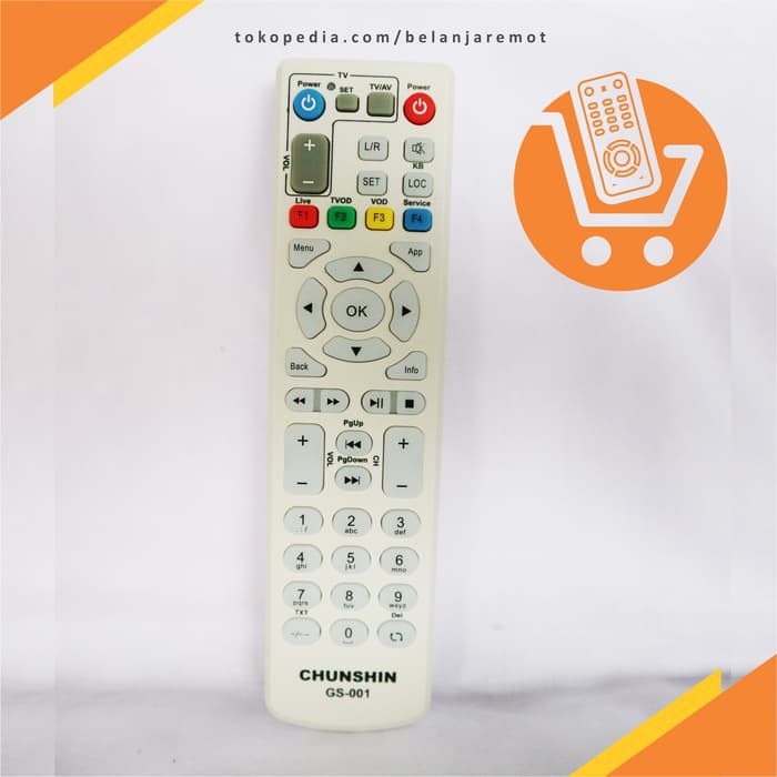 Remote STB USEE TV Indihome Speedy TV ZTE ZXV10 Original Pabrik KW