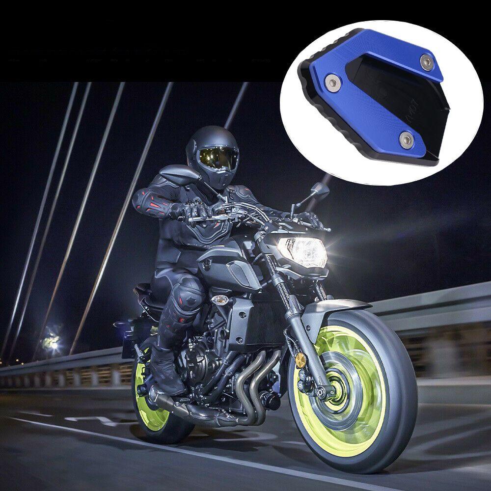 Populer Bantalan Pembesar Ekstensi Kaki New Kickstand Side Stand Side Kick Stand Untuk YAMAHA MT-07