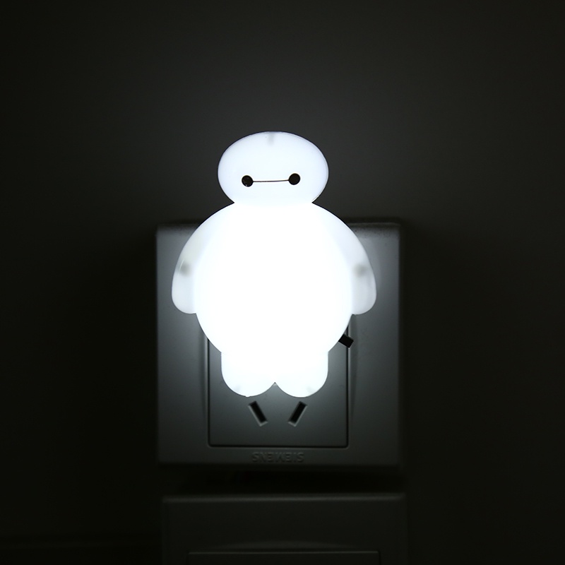 {LUCKID}BayMax LED Night Light Bulb Energy Saving Big Hero 6 Cute Lamp Home Kid Gift