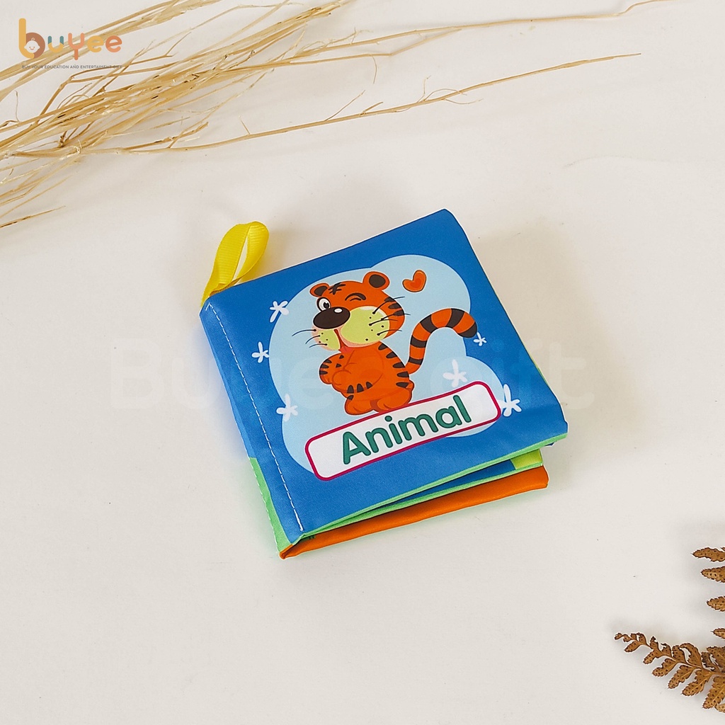 Mini Soft Book | Buku Kain Bayi | Cloth Book Baby 3 Month+