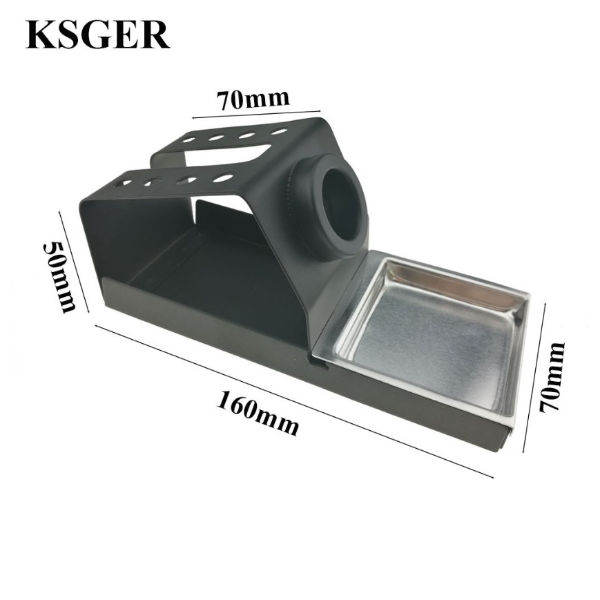 HOLDER SOLDER T12 DIY BAHAN METAL UNTUK REPARASI HANDPHONE