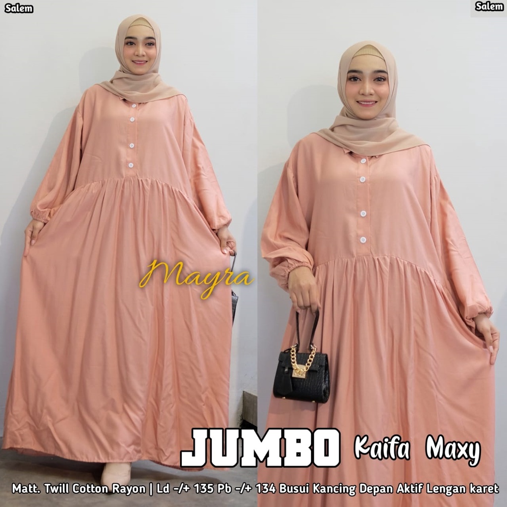 Baju GAMIS XXXXL LD 140 JUMBO Super PB 140 TOYOBO - BADAN GEMUK IBU HAMIL UKURAN BIG SIZE 298-kaifa salem