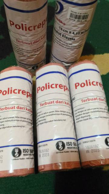 Policrepe 6 inch x 5 yd pembalut patah tulang / terkilir